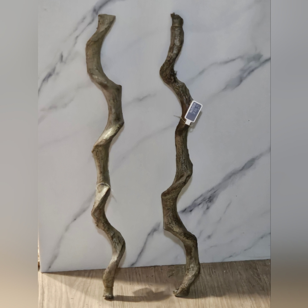 NWT - 2 Decorative Faux Tree Branches Or Driftwood Decor Pieces